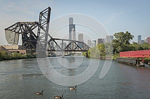 St. Charles Air Line Bridge in Chicago photo