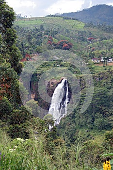 St Clair Falls is the widest waterfall in Sri Lanka
