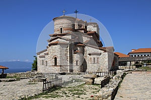 St. Clement`s Church at the Plaosnik site in Ohrid, Republic of North Macedonia