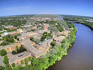 St. Cloud University is a College on the Mississippi River in Central Minnesota