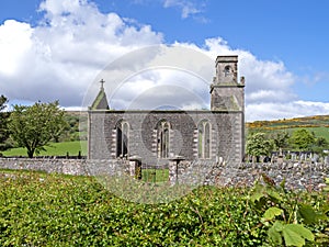 St Colmacs church ruin on the Isle of Bute, Scotland