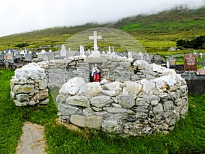 St. Colman`s Holy Well, Slievemore, Achill Island