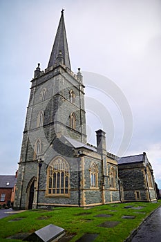 St Columb\'s Cathedral. city of Derry, Northern Ireland. vertical format