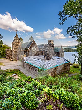 St Conans Kirk located on the banks of Loch Awe, Scotland