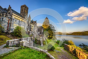 St Conans Kirk located in Loch Awe, Scotland