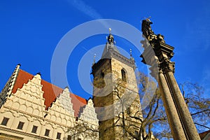 St. Cyril a MetodÄ›j Church, The New Town Hall (Czech: NovomÄ›stskÃ¡ radnice), Old Buildings, New Town, Prague, Czech Republic