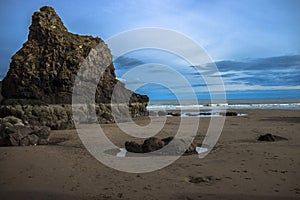 St Cyrus Beach. Aberdeenshire, Scotland, UK