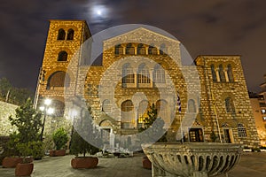 St. Demetrios Church in the evening