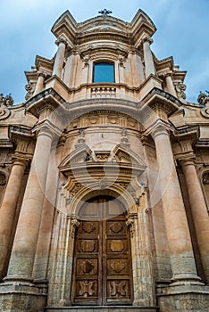 St Dominic Church, Noto in Italy photo