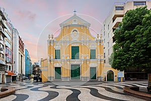 St. Dominic`s Church, Church in the middle of Senado Square, Macau, China photo