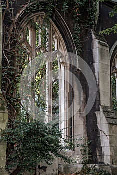 St Dunstan in the East Church Garden, destroyed in the Second World War