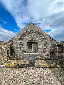 St Dympna\'s Church, at Kildavnet, Achill Island