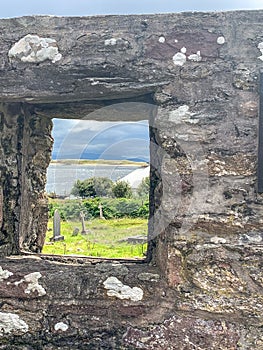 St Dympna\'s Church, at Kildavnet, Achill Island