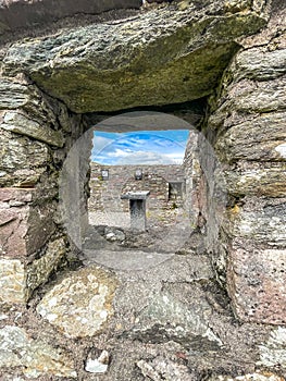 St Dympna\'s Church, at Kildavnet, Achill Island