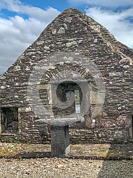 St Dympna\'s Church, at Kildavnet, Achill Island photo