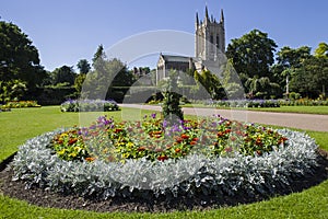 St. Edmundsbury Cathedral from Abbey Gardens in Bury St. Edmunds