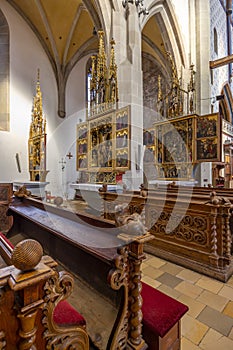 St. Egidius Basilica in Bardejov, UNESCO site, Slovakia