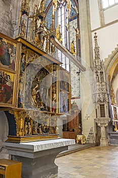 St. Egidius Basilica in Bardejov, UNESCO site, Slovakia