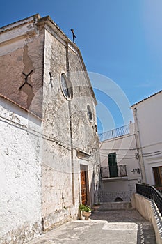 St. Elia Cathedral. Peschici. Puglia. Italy. photo