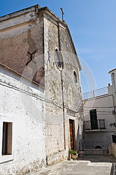 St. Elia profeta Cathedral. Peschici. Puglia. Ital photo