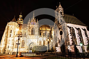 St. Elisabeth cathedral and St. Michael chapel in Kosice