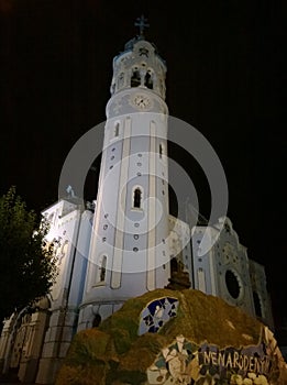 St. Elisabeth Church At Night