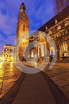 St. Elisabeth`s Church in Wroclaw