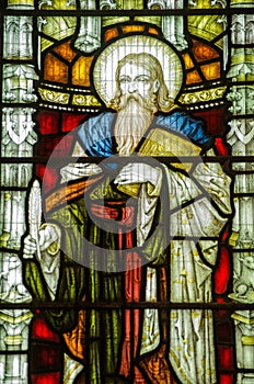 St Elisha Stained Glass Window photo