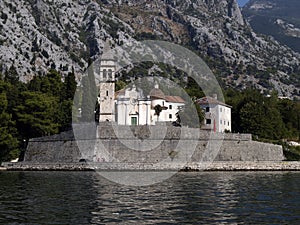 St. Eustace Church in Dobrota, Kotor, Montenegro