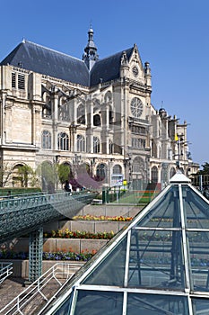 St. Eustache church.