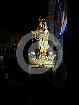 St Eustorgio Milian Our Lady statue and relics of biblical Magi