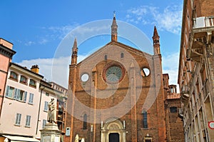 St. Francesco church. Piacenza. Emilia-Romagna. Italy.