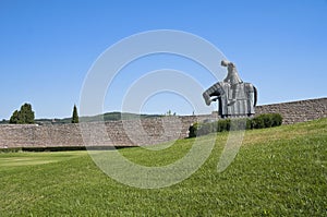 St. Francesco Knight. Assisi. Umbria.