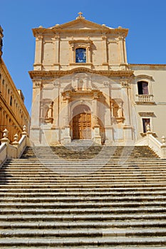 St Francis of Assisi Church and St Salvatore Monastery Noto Sicily Italy
