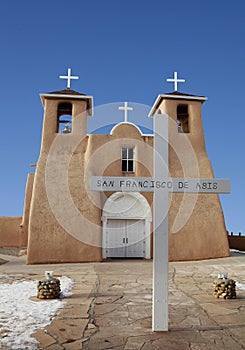 St Francis of Assisi church in Taos, New Mexico