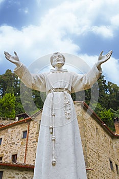 St. Francis of Assisi sculpture - The most famous Italian saint