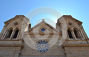 ST. FRANCIS CATHEDRAL IN SANTA FE, NEW MEXICO photo