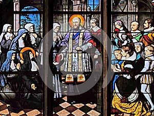 St. Francis de Sales and St Jeanne de Chantal in the constitutions of the Order of the Visitation