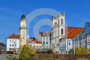 Katedrála sv. Františka a hodinová věž, Banská Bystrica, Slovensko