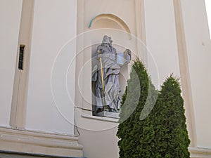 St. Francis Xavier Cathedral in Grodno. Originally Jesuit church, nowadays Roman Catholic cathedral. Grodno, Belarus