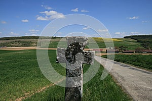 St. GeneviÃ¨ve cross in Bionval, Normandy