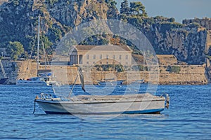 St.George church at the Old fortress in Corfu Greece