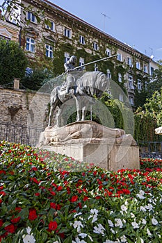 St. George and the Dragon statue