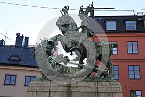St. George and the Dragon on Stockholm