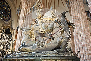 St. George and the Dragon, Storkyrkan Cathedral, S