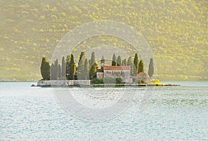 St.George Island near Perast in Bay of Kotor, Montenegro