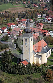 St. George Church in Gornja Stubica, Croatia photo
