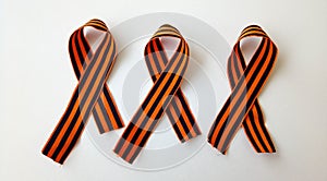 St. George Ribbon - symbol of russian military prowess photo