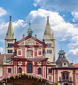 St. George\'s basilica in Prague Castle, Czech Republic