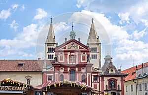 St. George`s Basilica in Prague Castle photo